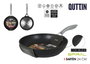 Quttin Sartén 24 cm Aluminio Forjado Inducción Full Spiral (4 Unidades)