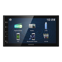 Kenwood DMX129DAB Receptor Multimedia DAB+ 2 DIN Pantalla Táctil Bluetooth USB 64W Negro