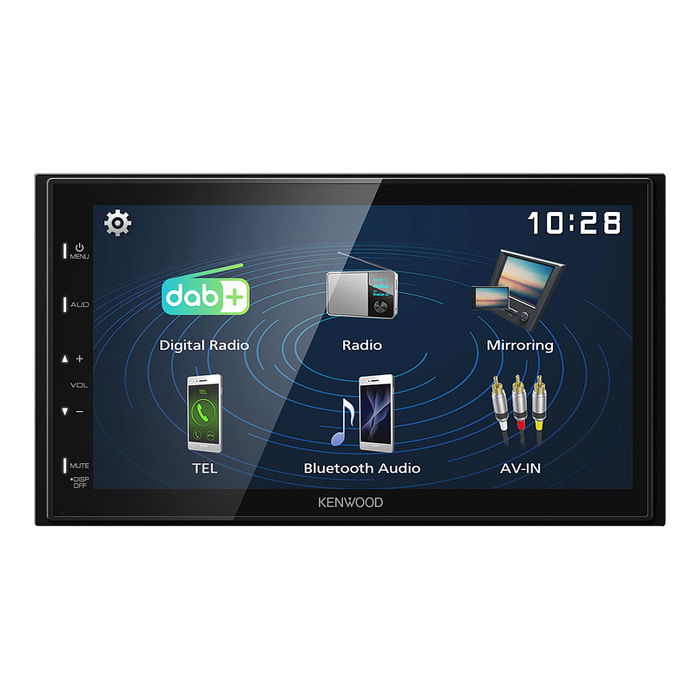 Kenwood DMX129DAB Receptor Multimedia DAB+ 2 DIN Pantalla Táctil Bluetooth USB 64W Negro