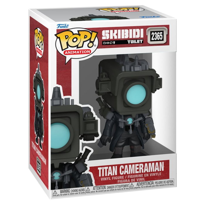 Funko Skibidi Toilet POP! Rocks Titan Cameraman Figura de Vinilo Funko Skibidi Toilet POP! Rocks Titan Cameraman Figura de Vinilo