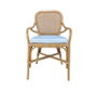 DKD Home Decor Silla de Bambú y Ratán Natural