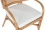 DKD Home Decor Silla de Bambú y Ratán Natural