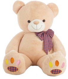 Creaciones Llopis Oso Huellas Colors 90 cm Peluche Niños