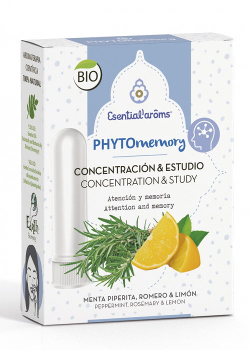 ESENTIAL AROMS PHYTOMEMORY 5ml con 2 sticks inhaladores ESENTIAL AROMS PHYTOMEMORY 5ml con 2 sticks inhaladores
