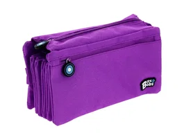 Grafoplas Estuche Portatodo Cuádruple Plano Bits&Bobs Violeta 23x12 cm