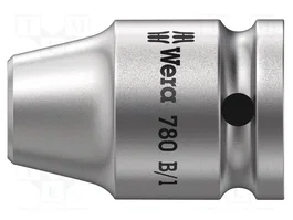 WERA Adaptador bit hexagonal de 1/4 pulgada a cuadrado de 3/8 pulgada