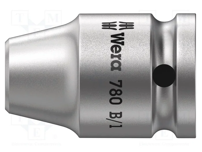 WERA Adaptador bit hexagonal de 1/4 pulgada a cuadrado de 3/8 pulgada WERA Adaptador bit hexagonal de 1/4 pulgada a cuadrado de 3/8 pulgada