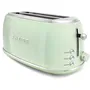 Sweiss GRV7 Tostadora Vintage de 2 Ranuras, 1500 W, Color Verde