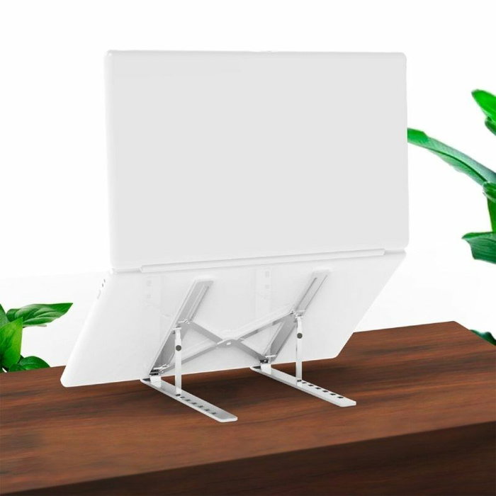 Aisens Soporte de Sobremesa Ajustable para Portátil y Tablet, Plata Aisens Soporte de Sobremesa Ajustable para Portátil y Tablet, Plata