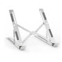 Aisens Soporte de Sobremesa Ajustable para Portátil y Tablet, Plata
