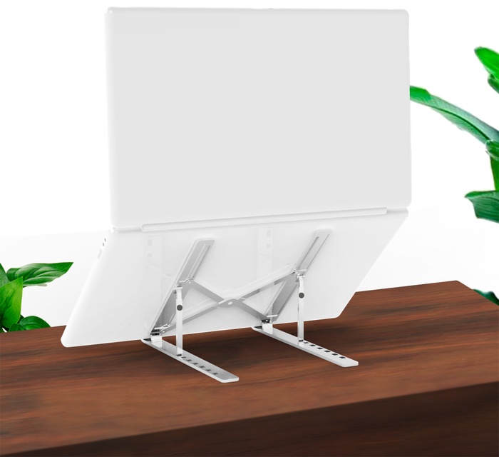 Aisens Soporte de Sobremesa Ajustable para Portátil y Tablet, Plata Aisens Soporte de Sobremesa Ajustable para Portátil y Tablet, Plata