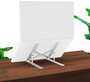 Aisens Soporte de Sobremesa Ajustable para Portátil y Tablet, Plata