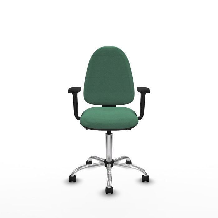 PIQUERAS Y CRESPO Silla de oficina Aýna Verde esmeralda con mecanismo Asincro