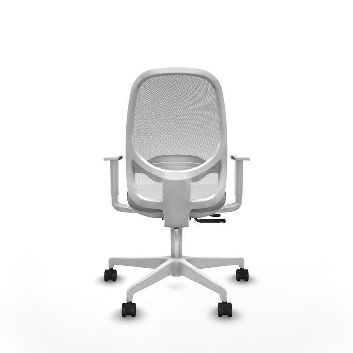 PIQUERAS Y CRESPO Silla de oficina Cilanco con mecanismo Sincro/Traslack, gris claro y blanco PIQUERAS Y CRESPO Silla de oficina Cilanco con mecanismo Sincro/Traslack, gris claro y blanco
