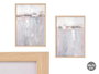 Giftdecor Cuadro Lienzo Marco Natural Puerto Surtidos 50 x 70 cm (Set de 6)
