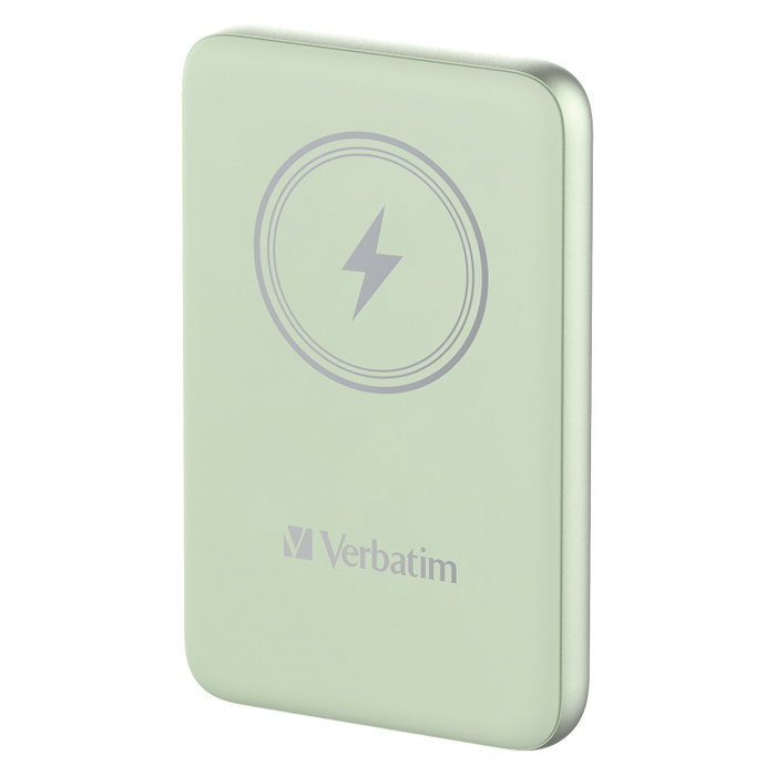 Verbatim Master C7A Wireless Powerbank Charge 'n' Go 10.000mAh Qi PD 3.0 Quick Charge 3.0 Verde Verbatim Master C7A Wireless Powerbank Charge 'n' Go 10.000mAh Qi PD 3.0 Quick Charge 3.0 Verde