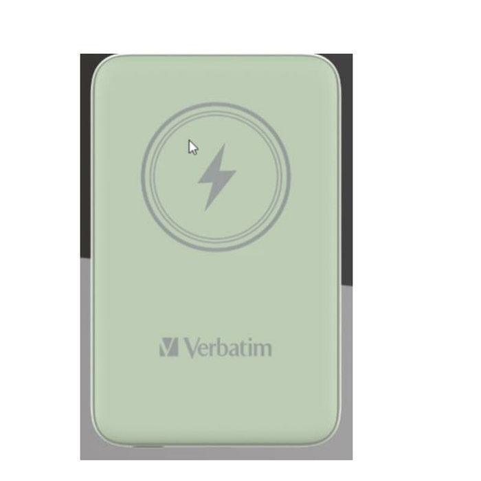 Verbatim Charge 'n' Go 10000mAh Verde con Carga Inalámbrica y Quick Charge 3.0