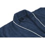 DKD Home Decor Set de 2 Albornoces para Hombre Azul 63x120 cm