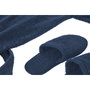 DKD Home Decor Set de 2 Albornoces para Hombre Azul 63x120 cm