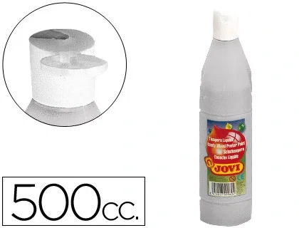 Jovi Témpera Líquida School Metallic Plata 500ml Jovi Témpera Líquida School Metallic Plata 500ml