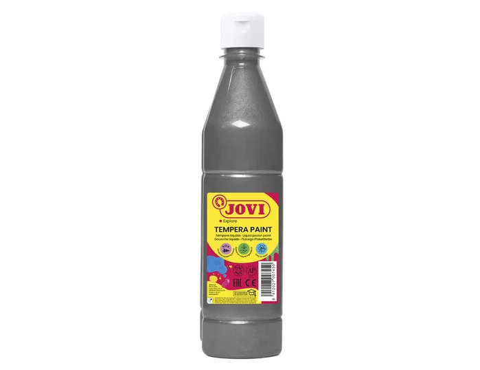 Jovi Témpera Líquida School Metallic Plata 500 ml