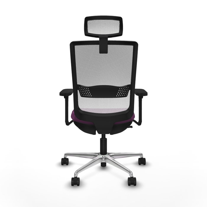 PIQUERAS Y CRESPO Silla de oficina Haches con mecanismo Sincro/Traslack, Morado y Blanco PIQUERAS Y CRESPO Silla de oficina Haches con mecanismo Sincro/Traslack, Morado y Blanco