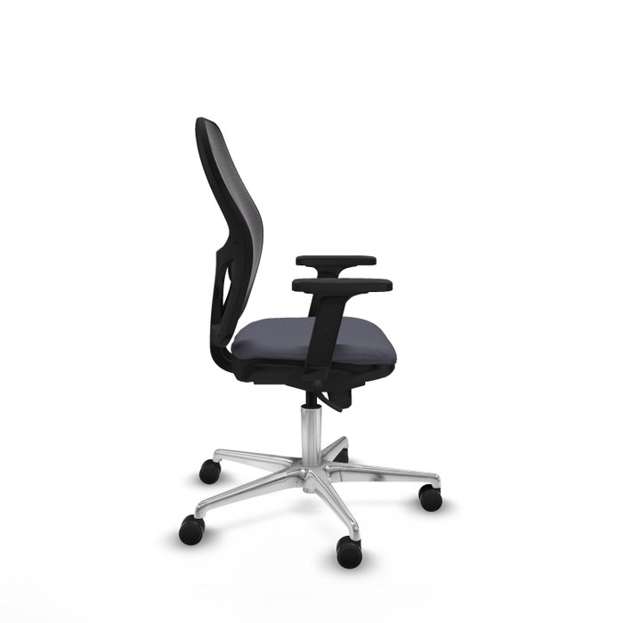 PIQUERAS Y CRESPO Silla de oficina Jorquera Gris oscuro y Negro