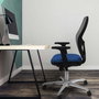 PIQUERAS Y CRESPO Silla de oficina Jorquera Gris oscuro y Negro
