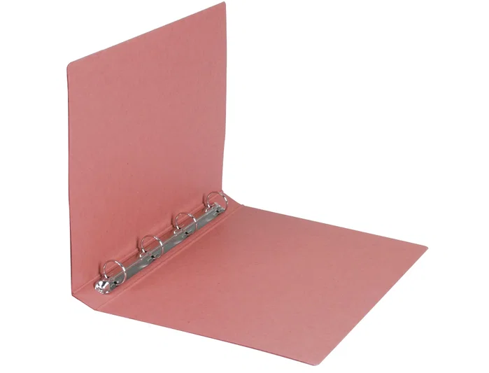 Liderpapel Carpeta de 4 anillas 40 mm redondas color cuero formato folio