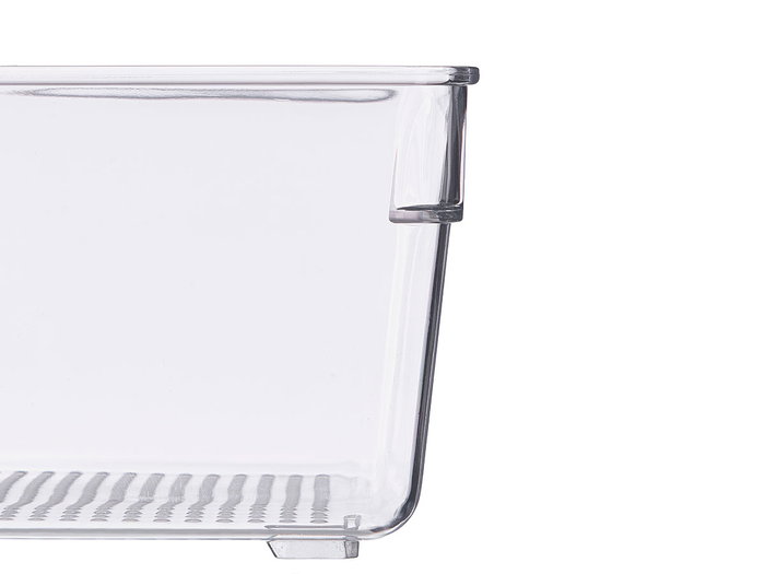 Kinvara Organizador Nevera Triple Transparente 34 x 7.8 x 15.3 cm Plástico PET (Set de 18)