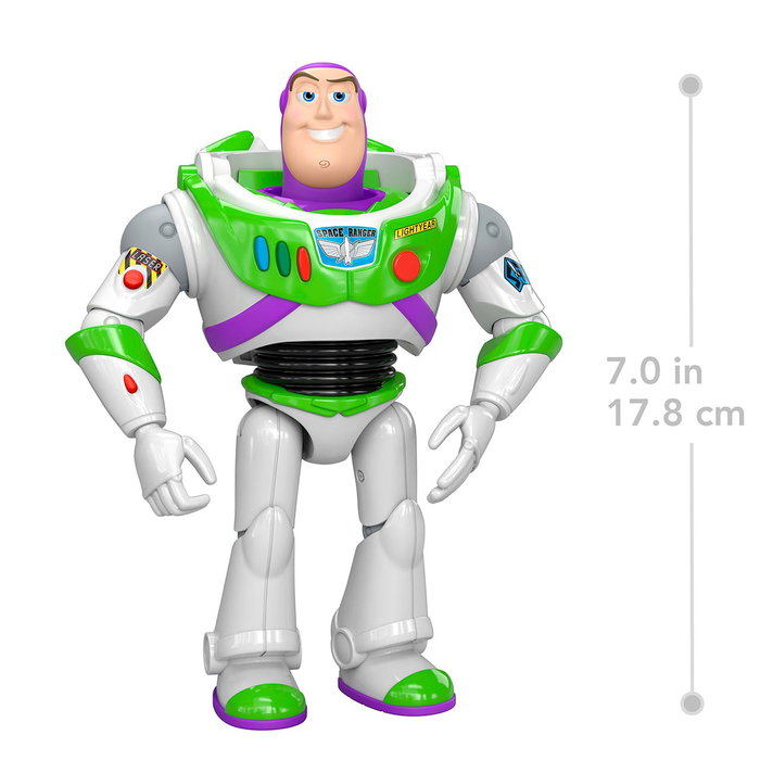 Mattel Figura de Acción Buzz Lightyear Toy Story 5 Jkv15 Disney Pixar, +4 años, 10 puntos de articulación