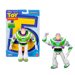 Mattel Figura de Acción Buzz Lightyear Toy Story 5 Jkv15 Disney Pixar, +4 años, 10 puntos de articulación