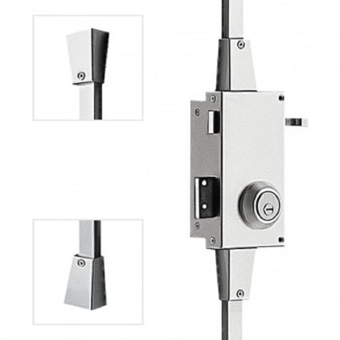 Tesa TS30T6Iac Cerradura Seguridad Sobreponer 3 Puntos Bombillo T-60, Plateada, Mano Izquierda Tesa TS30T6Iac Cerradura Seguridad Sobreponer 3 Puntos Bombillo T-60, Plateada, Mano Izquierda