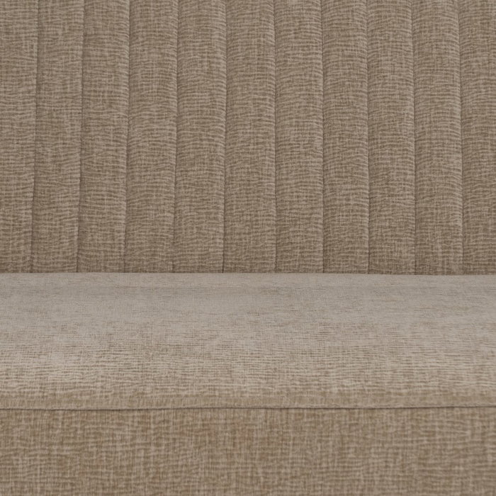 Sofá Beige Tejido-Madera Salón 134 X 70 X 74 cm
