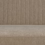Sofá Beige Tejido-Madera Salón 134 X 70 X 74 cm