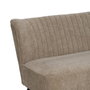 Ixia Sofá Beige de Tejido y Madera 134 x 70 x 74 cm