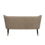 Ixia Sofá Beige de Tejido y Madera 134 x 70 x 74 cm