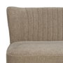 Ixia Sofá Beige de Tejido y Madera 134 x 70 x 74 cm