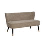 Ixia Sofá Beige de Tejido y Madera 134 x 70 x 74 cm