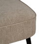 Ixia Sofá Beige de Tejido y Madera 134 x 70 x 74 cm