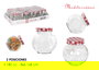 Mediterraneo Tarrito Vidrio 2 Posiciones 180 cc 8x6.1x8 cm (60 Unidades)