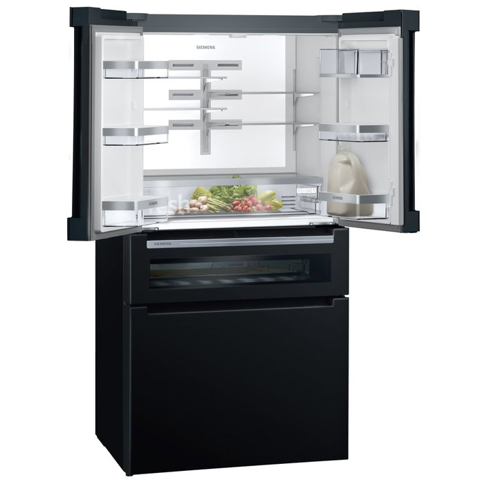 Siemens KF96RSBEA Frigorífico Combinado de Puertas Francesas, 572 L, Negro Siemens KF96RSBEA Frigorífico Combinado de Puertas Francesas, 572 L, Negro