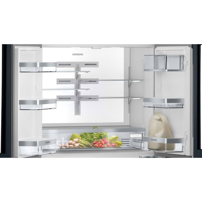 Siemens KF96RSBEA Frigorífico Combinado de Puertas Francesas, 572 L, Negro Siemens KF96RSBEA Frigorífico Combinado de Puertas Francesas, 572 L, Negro