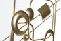 DKD Home Decor Decoración de Metal Moderna Dorado