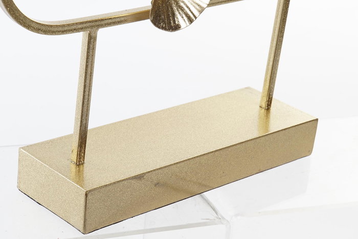 DKD Home Decor Decoración de Metal Moderna Dorado
