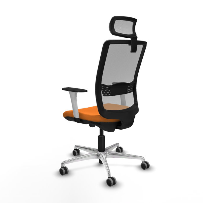 PIQUERAS Y CRESPO Silla de oficina Haches Naranja y Gris PIQUERAS Y CRESPO Silla de oficina Haches Naranja y Gris