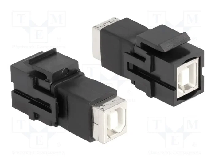 DeLOCK 86600 Módulo Keystone USB 2.0 Tipo-B a USB 2.0 Tipo-B negro DeLOCK 86600 Módulo Keystone USB 2.0 Tipo-B a USB 2.0 Tipo-B negro