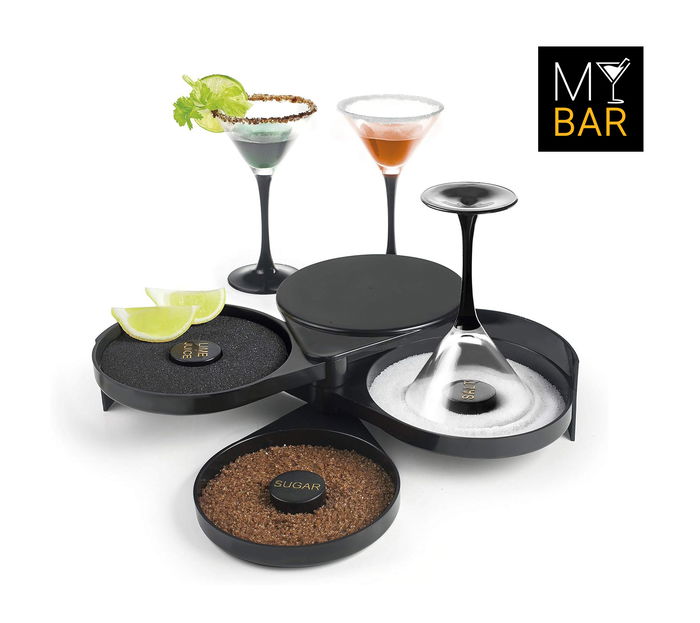 My Bar Ribeteador De Vasos Azucar Y Sal 16 cm Ancho x 7.5 cm Alto x 20 cm Largo (12 Unidades)