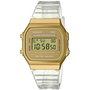 Reloj Unisex Casio VINTAGE COLLECTION - TRANSPARENT BAND - GOLD (Ø 36 mm)