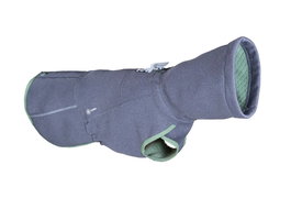Hurtta Abrigo Razzle-Dazzle Midlayer Gris T.50 para Perro Ajustable Reversible Reflejante Oeko-Tex